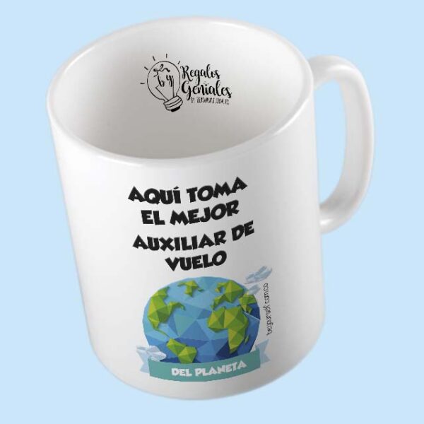 mug mejor auxliliar de vuelo del planeta