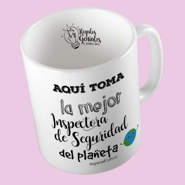 mug mejor inspectora de seguridad del planeta
