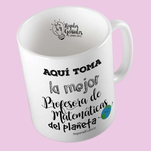 mug mejor profesora de matematicas del planeta