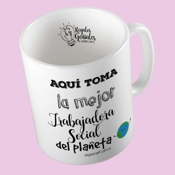 mug mejor trabajadora social del planeta