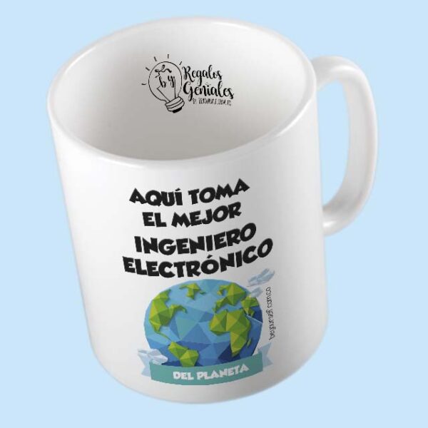 mug pocillo taza mejor ingeniero electronico del planeta regalo para hombre ingeniero electronico