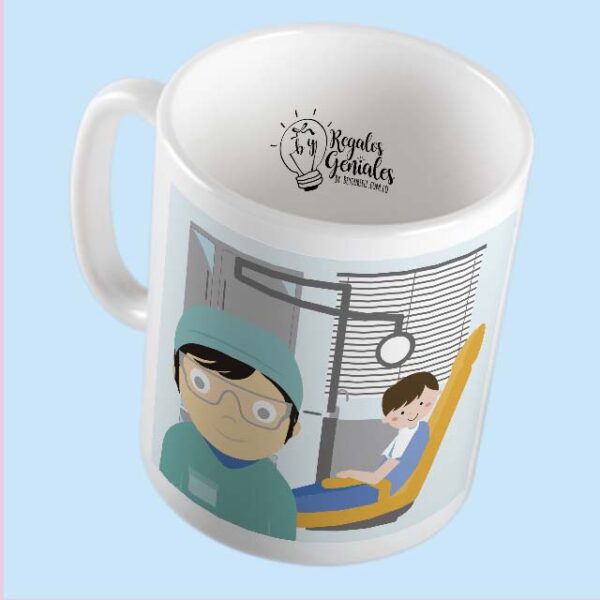 mug pocillo taza mejor odontologo del planeta regalo para hombre odontologo