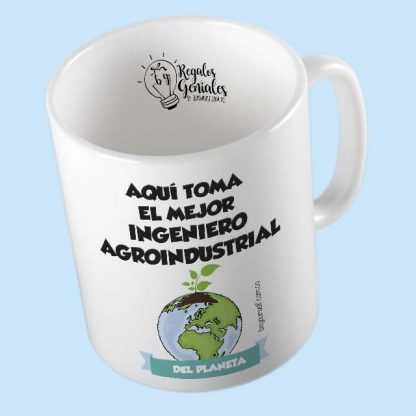 mug pocillo taza mejor ingeniero agroindustrial del planeta regalo para hombre ingeniero agroindustrial