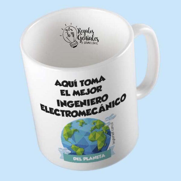 mug pocillo taza mejor ingeniero electromecanico del planeta regalo para hombre ingeniero electromecanico