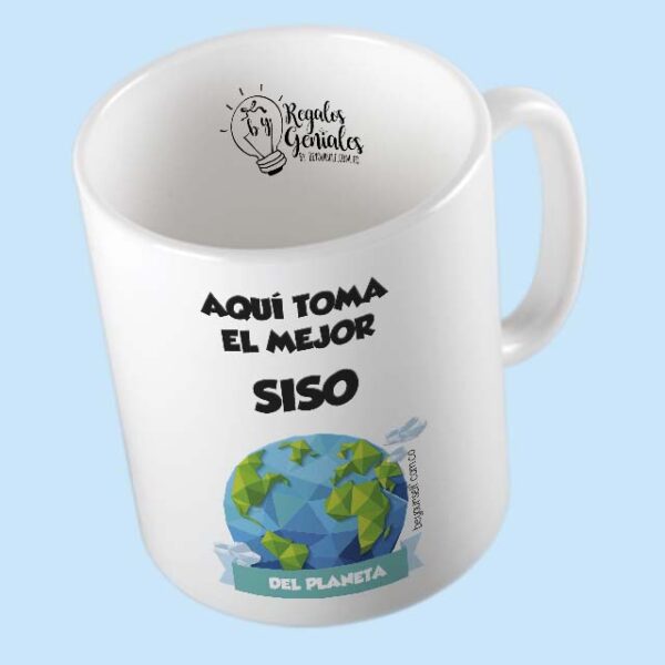 mug pocillo taza mejor siso inspector de seguridad del planeta regalo para hombre inspector de seguridad siso